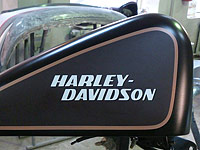 Аэрография на мотоциклетном баке «Harley»