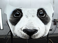 «Панда» на капоте Nissan Juke