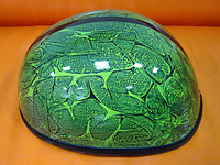 Аэрография на шлеме «Рептилия»