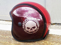 Аэрография на шлеме «Harley-Davidson»