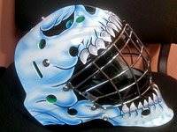 Аэрография на хоккейном шлеме