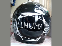 Аэрография на шлеме «Inuma»
