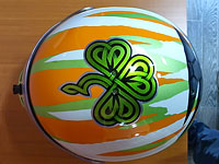 Аэрография на шлеме «Ирландия»